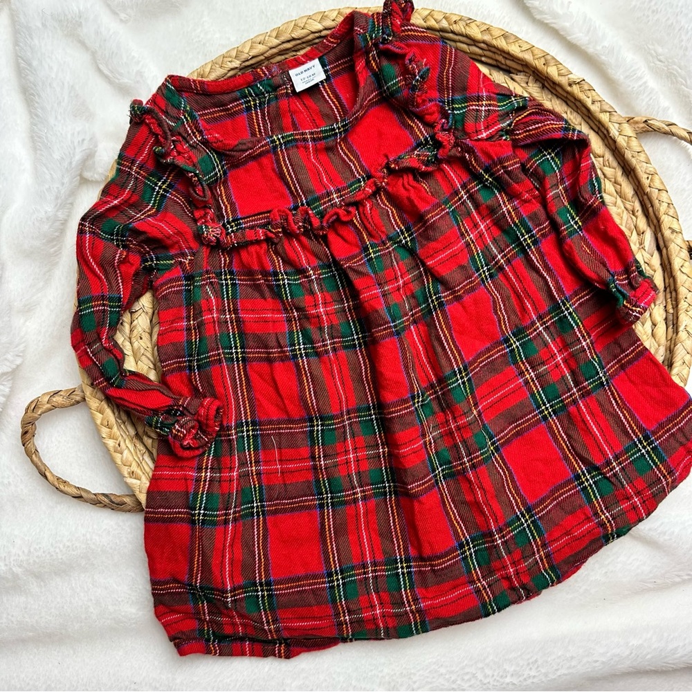 12/18m Plaid Holiday Dress